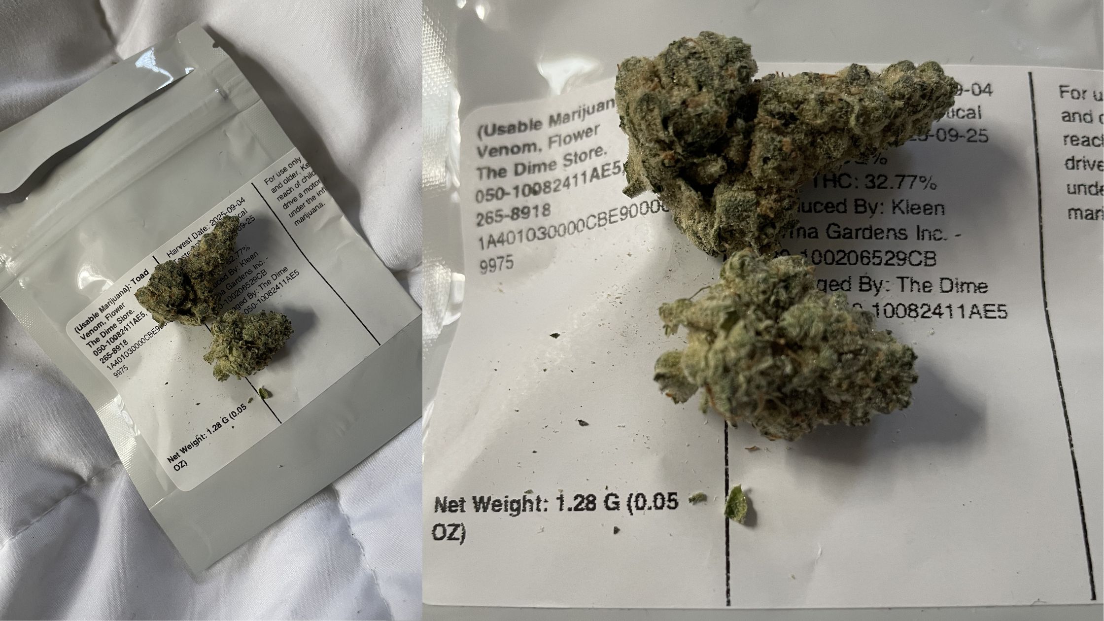 toad venom weed in Spain from USA