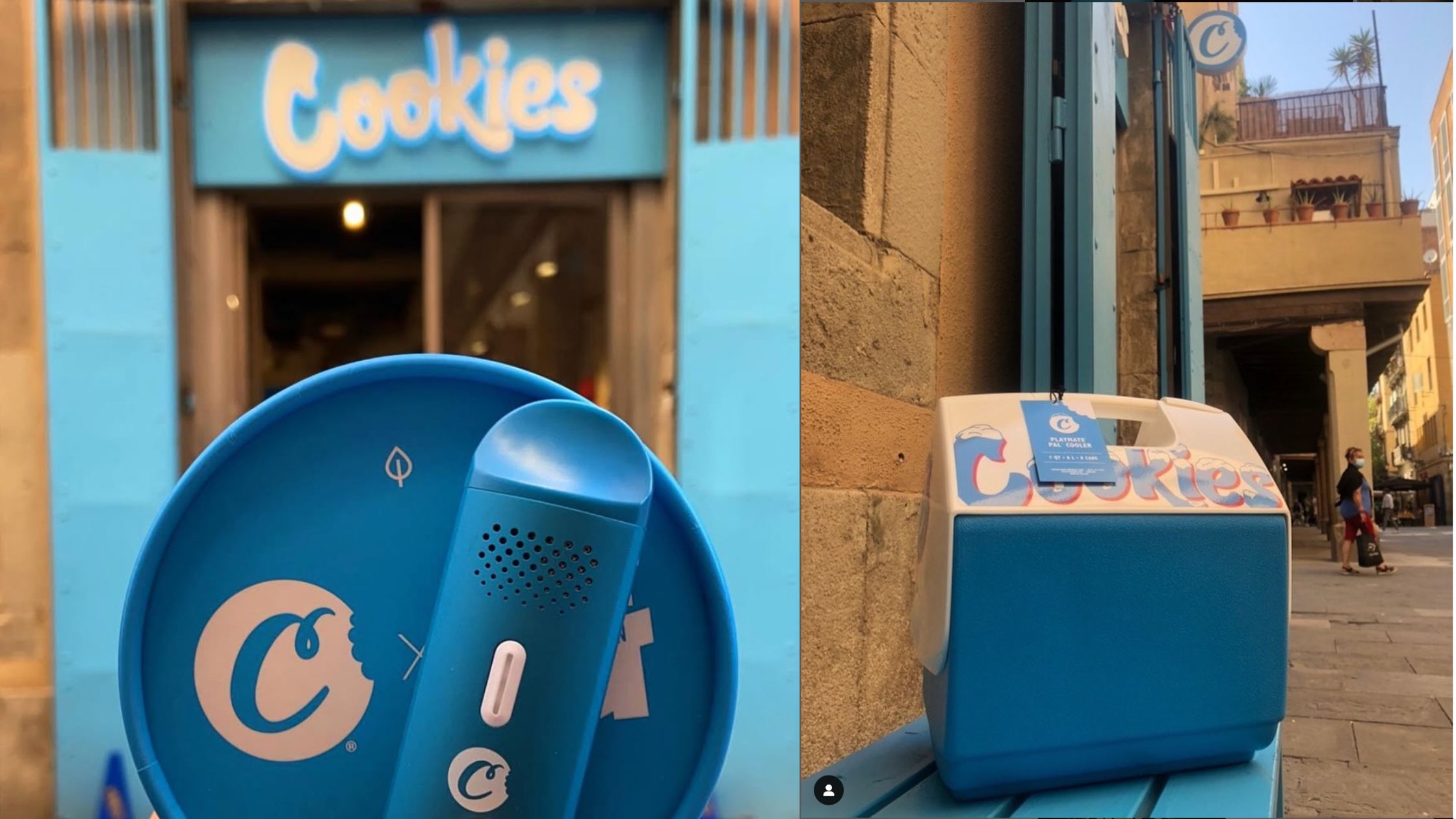Cookies cannabis club in Barcelona with merchandise store