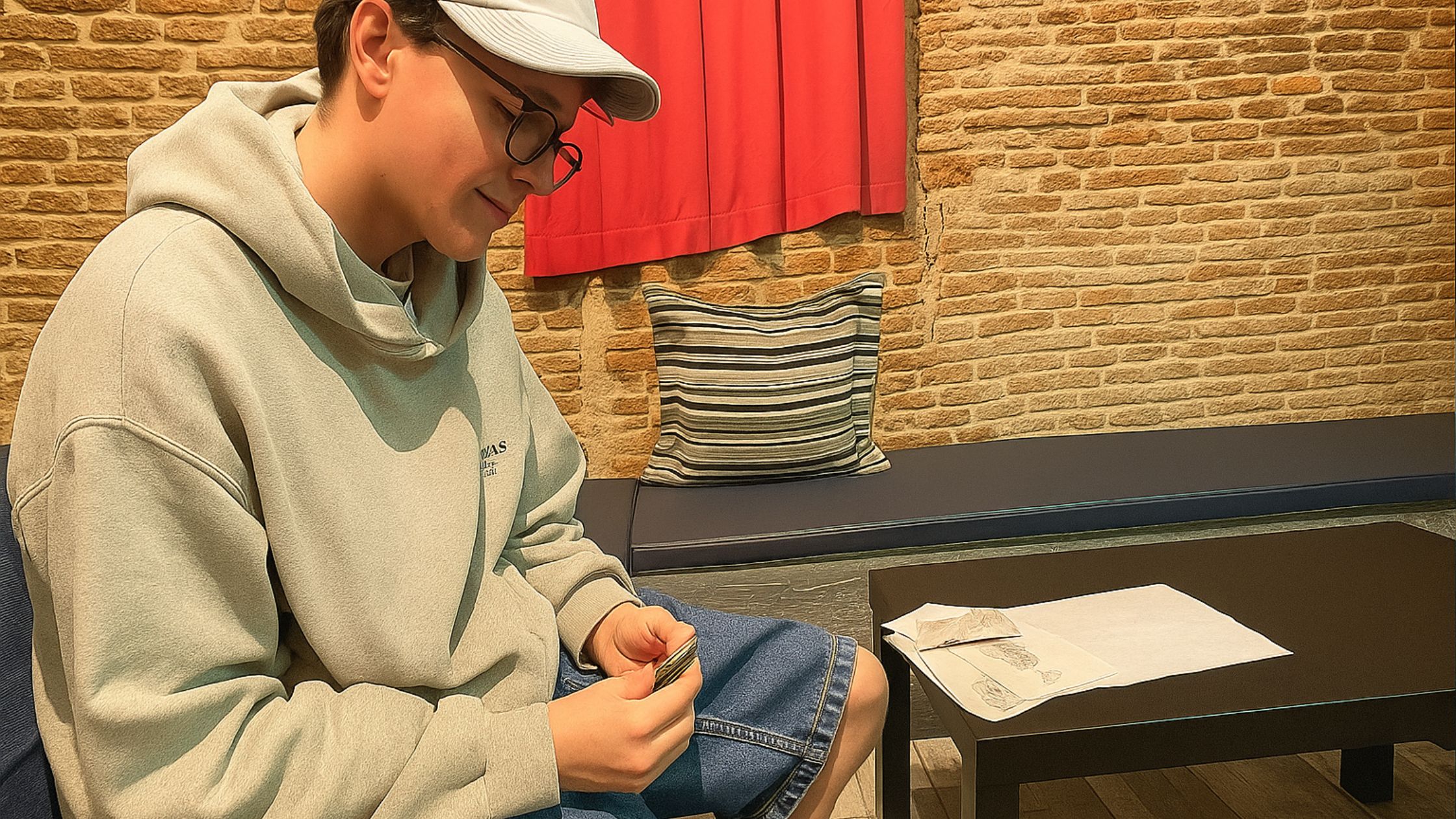 Cannabis club member in Malasaña