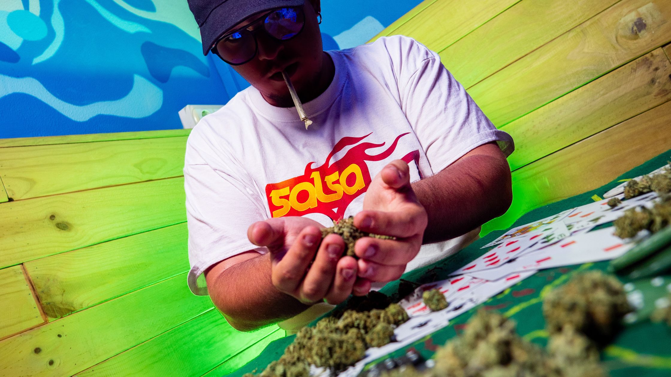 poker con cannabis