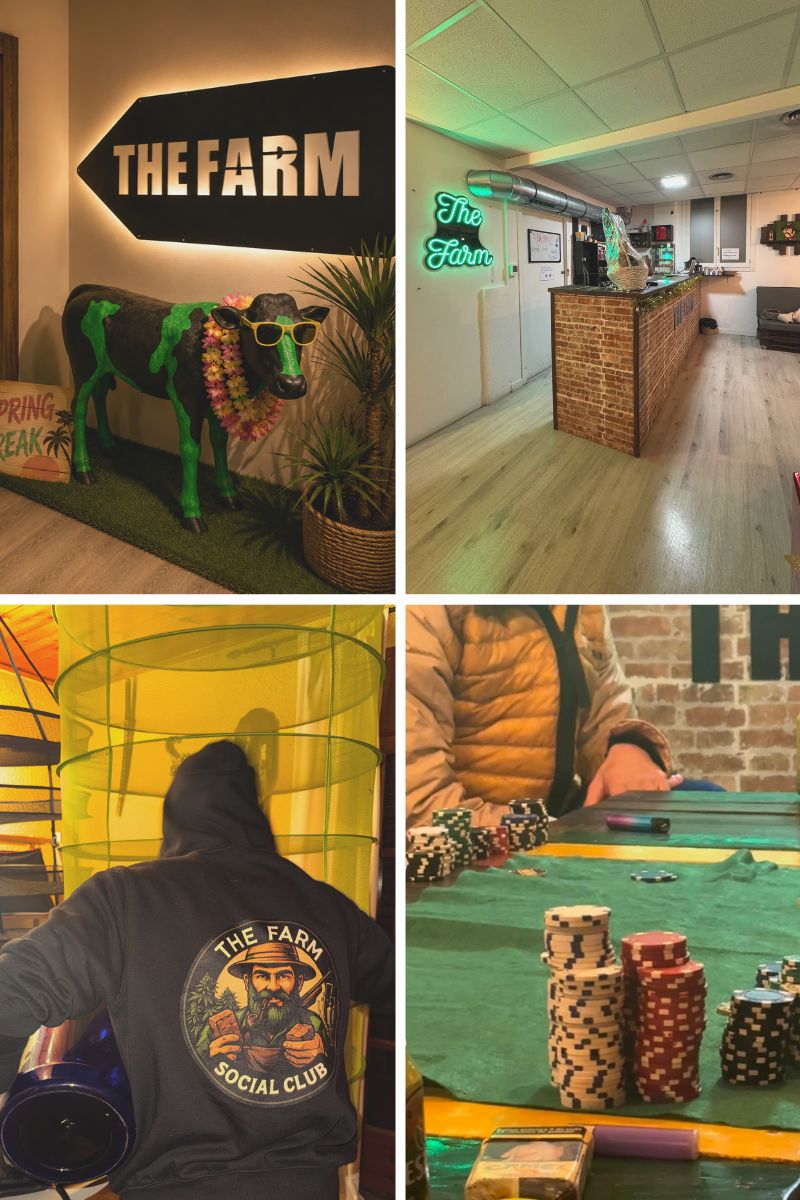 The Farm Social Club, cannabis club near Barcelona in Vic Catalonia